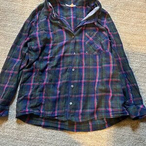 Victoria secrets Plaid Button-Up Pajamas